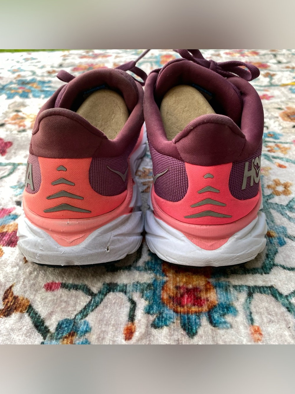 HOKA Women's Running Shoe - Pink/Purple sz7 - Picture 7 of 8
